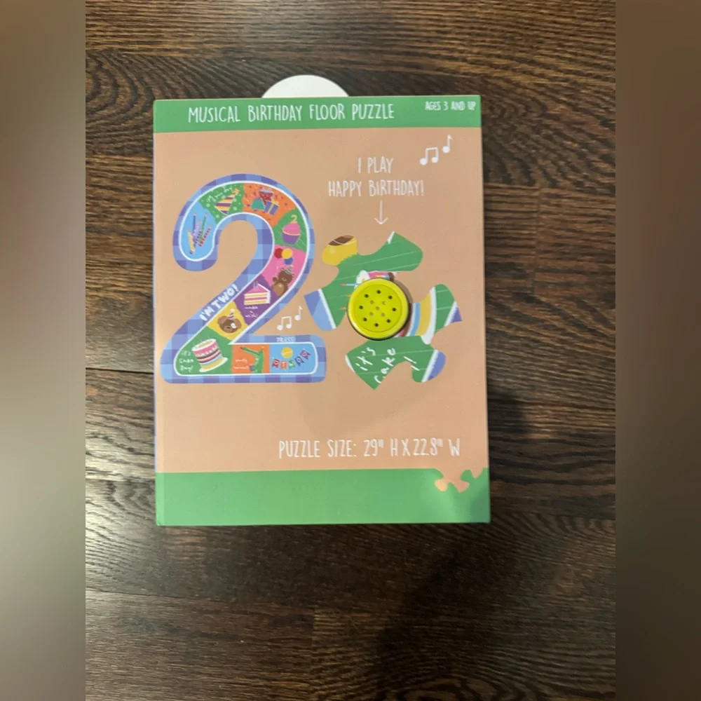 MUDPIE TWO BIRTHDAY SOUNDS FLOOR PUZZLE